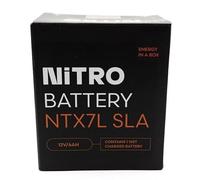 Nitro YTX7L-BS GEL - N-YTX7L-BS GEL AGM chiusa, Schwartz, dimensione Na
