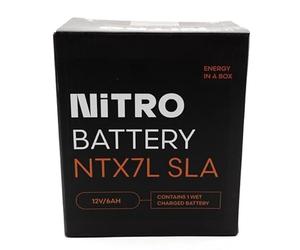 Nitro YTX7L-BS GEL - N-YTX7L-BS GEL AGM chiusa, Schwartz, dimensione Na