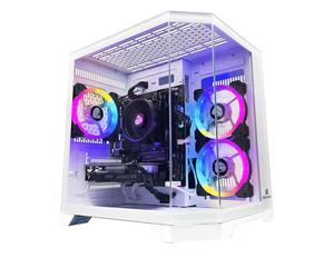 NitroPC - PC da Gaming Nitropc Avanzato - Intel i5-12400F, RTX 3050 8GB, RAM 16GB, M.2 1TB, Win11 Pro, WiFi, Bianco - Nouvo