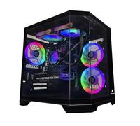 NitroPC - PC Gaming Avanzato Gold Plus (Intel Core i5 12400F 4.40GHz, RTX 3050 8GB, RAM 16GB, M.2 1TB, Windows 11 PRO, illuminazione RGB, WiFi) Computer fisso, PC Gamer (Nero) Nuova versione