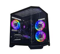 NitroPC - PC Gaming Avanzato Silver (AMD Ryzen 5 5500 3.6GHz, RTX 3050 6GB, RAM 16GB, M.2 1TB, Windows 11 PRO, WiFi) Computer fisso, PC Gamer (Nero) Nuova versione