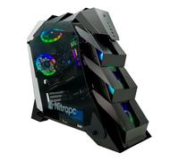 NitroPC - PC Gaming Élite Silver (AMD Ryzen 7 7800X3D 8/16 5.0GHz, RTX 5070 Ti 16GB, RAM 32GB RGB, M.2 2TB (+7000Mb/s), Windows 11 PRO, WiFi) Computer fisso, PC Gamer