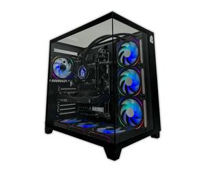 NitroPC - PC Gaming Estremo Silver Plus (Intel Core i7 12700K 12/20 5.0GHz, RTX 5060 Ti 16GB, RAM 32GB, M.2 2TB, Windows 11 PRO, illuminazione RGB, WiFi) Computer fisso, PC Gamer (Nero)