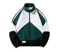 NITRY Giacca Uomo Casual Sport Tinta Unita Manica Lunga Giacca Uomo Comoda Calda All'Aperto Giacca Uomo Gioventù Moda Tendenza Giacca Transizione Uomo D-Green M
