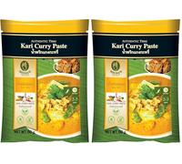 NITTAYA - Pasta di curry giallo Kari (vegan) - (1 X 400 GR) (Confezione da 2)