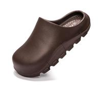 NITTI Zoccoli da donna con supporto per arco plantare EVA zoccoli da giardino per le donne Comfort Slip-on Outdoor Beach Mules Sandalo da donna classico chiuso Toe zoccoli, Marrone, 7-8