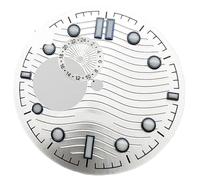 NITVIA 1 pezzo di quadrante da 31 mm adatto for sostituire il movimento NH39, accessori for orologi, parti(Black-2)