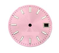 NITVIA 1 pz. 28,5 mm NH35 Quadrante Singolo Calendario Verde Luminoso Movimento NH35 NH36 Accessori for Orologi(Green)