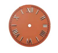 NITVIA 1 pz 28,5 NH35 Quadrante for orologio Verde Luminoso Adatto alle ore 3 e 3,8 Cassa Corona(Light Blue)