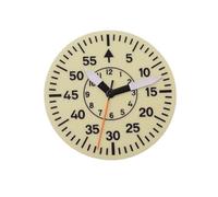 NITVIA 1 pz. 29 mm quadrante luminoso verde for orologio, lancette adatte for movimento NH35 NH36, accessori for orologi(D)