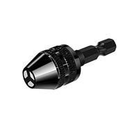 NITVIA 1 pz 6,35 mm gambo esagonale cambio rapido Keyless Drill Bit Chuck Hex Shank Adapter Converter Tool 0,3-8 mm Drill Bits Adapte (dimensioni : 0,3-3,6 mm6,35 mm esagonale)