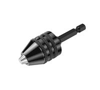 NITVIA 1 pz 6,35 mm gambo esagonale cambio rapido Keyless Drill Bit Chuck Hex Shank Adapter Converter Tool 0,3-8 mm Drill Bits Adapte (dimensioni : 0,6-8 mm6,35 mm hex)