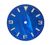 NITVIA 1 pz NH35 28,5 mm quadrante orologio verde luminoso lucido adatto for NH35A 4R35(Black)