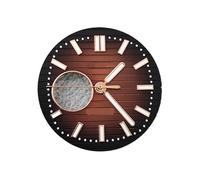 NITVIA 1 pz NH38 30,5 mm quadrante S quadrante orologio quadrante verde luminoso adatto for NH38(14-S DIAL)