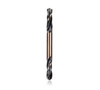 NITVIA 10 PZ 3.0mm- 3.2mm 3.5mm 4.0mm 4.2mm 4.5mm 5.1mm 5.2mm 4341HSS-CO Trapano al Cobalto Punta elicoidale a Doppia Testa for Acciaio Inossidabile (Size : 4.0mm)