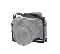 Nitze Cage per Fotocamera Panasonic LUMIX S5 II/ S5 II X/ G9 II, Gabbia con Binari NATO Superiori e Laterali Integrati, Cold Shoe e Piastra a Sgancio Rapido Arca Swiss - T-P05A