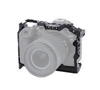 Nitze Gabbia Compatibile con Canon EOS R6 Mark III/ R6 Mark II/ R5 C/ R5/ R6 Fotocamera, Camera Cage con Guida NATO Integrata, Doppia Cold Shoe e Piastra Sgancio Rapido Arca - T-C04A
