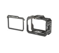 Nitze Gabbia per fotocamera per DJI Osmo Action 4 / Osmo Action 3, con adattatore magnetico a sgancio rapido integrato e scarpe fredde integrate