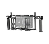 Nitze Gabbia per Monitor Universal Director con due Piastre di Formaggio, Maniglie e Aste in Fibra di Carbonio per Qualsiasi Monitor fino a 10" - JSQ-003