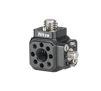 Nitze Locating Mount Cube Adapter Compatibile con Magic Arm, Super Clamp, Supporto per Monitor, Camera Mount Cube Adapter con Fori di Posizionamento da 1/4", Fori di Posizionamento da 3/8" - N82B