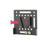 Nitze Piastra Batteria V Mount, V Mount Battery Plate con Viti da 1/4” - N21B