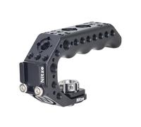 Nitze Top Handle with 3/8" Locating Pins, Manico Superiore con Cold Shoe Adapter and Multiple Mounting Holes, Impugnatura Superiore per Gabbia Fotocamera (Lil Stinger Handle)- PA28M-BK