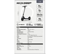 Niu - Monopattino Elettrico Kqi200-grey NIU
