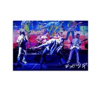 niubikela Imagine Dragons, poster con musica rock psichedelica retrò, decorazione artistica da parete per camera da letto, poster 30 x 45 cm, senza cornice