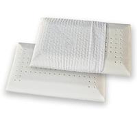 Niucci Coppia Cuscini Letto in Memory Forato per una Migliore Traspirazione | Modello Saponetta | Made in Italy | 42x72x12 cm | Trattamento Antiacaro |Trattamento Aloe Vera| Fodera Bio Ceramic 2.0