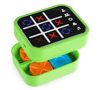Niufuntek Scatola da gioco ricaricabile Tic Tac Toe con 5 divertenti giochi di memoria cerebrale, console di gioco portatile touchscreen, puzzle da tavolo portatile, gioco da viaggio, giocattolo