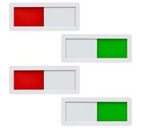 Niuhong 4 Pcs Segni Porta Scorrevole Cursori Liberamente Occupati Cartelli Scorrevoli Autoadesivi Non Disturbare Shield Stato Stanza Scorrevole Segno Home Office Sala Conferenze Servizi Igienici