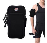 Niuhong Fascia Braccio Sportiva Allaperto Borsa Bracciale Fitness Fascia Braccio Esterni Tasca Sul Braccio Correre Fitness Andare In Bicicletta Cellulare Movimento All'Aperto Borsa Braccio (nero)