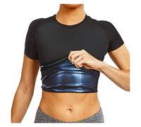 NIULI Canotta da uomo, in neoprene, per sauna e bruciatore di grassi, Da donna., XL