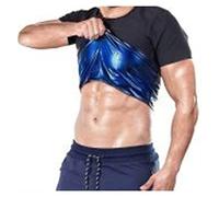 NIULI Gilet da sauna da uomo con cerniera, corsetto dimagrante in polimero per fitness, compressione in vita, per allenamento di perdita di peso, Da uomo, XL