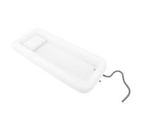 NiuLifeya Vasca da bagno gonfiabile per doccia, 195 x 90 x 20 cm, con pompa | Aiuto mobile per il lavaggio con sacca d'acqua da 10 l e cuscino per la cura del corpo sdraiato, veloce da montare e