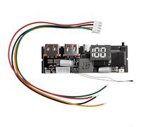 NiuLumea 100 W/65 W per modulo di circuito con doppia USB, ricarica rapida fai da te con supporto per protocollo QC/PD/VOOC e gruppo batteria multi-per protezione (5S 100 W)