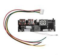 NiuLumea 100 W/65 W per modulo di circuito con doppia USB, ricarica rapida fai da te con supporto per protocollo QC/PD/VOOC e gruppo batteria multi-per protezione (3S 65 W)