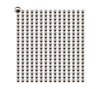 NiuLumea 300 occhi olografici 3D per esche da pesca, 3/4/5/6 mm, per pupilla di serpente rosso/argento/oro per occhi in plastica morbida, per legare mosche e realizzare esche