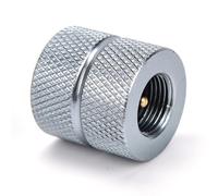 NiuLumea Adattatore di ricarica gas a vite per bombola di butano, per stufe da campeggio LGC, in lega di alluminio, connettore per ugello gas da campeggio all'aperto, riutilizzabile, 20 mm, leggero