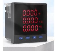 NiuLumea Amperometro digitale trifase voltmetro 72x72mm classe 05S con RS485 RTU display a LED sottostazione automazione edificio