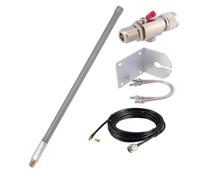NiuLumea Antenna 12 dBi elio Hotspot LoRa con cavo a bassa perdita, N femmina a SMA maschio, per Bobcat 300, MNTD, RAK V2 V1, SyncroB.it, Dragino LPS8, MatchX M2 for Pro, LongFi, LoRaWAN, IoT, 860