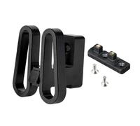 NiuLumea Brompton e DAHON - Supporto pieghevole per borsa da bicicletta, in lega di alluminio 6061, con sgancio rapido, design leggero e compatto, 70 x 63,5 x 59 per mm, 109 g, colore nero