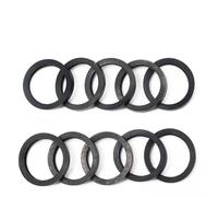 NiuLumea Confezione da 10 guarnizioni per beccucci per taniche O-per guarnizioni ad anello per carburante per ugelli serbatoio, diametro interno 3 cm, diametro esterno 3,8 cm, nero