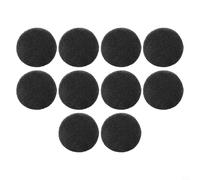 NiuLumea Confezione da 10 spugne filtranti al carbone attivo per cappa da cucina, efficiente estrazione di fumo e grasso, per barbecue e pentola calda, colore nero