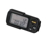 NiuLumea Contapassi con clip e corda di corsia, passi a 6 cifre 0-999999, contatore di calorie e distanza in chilometri, monitoraggio del tempo di esercizio, 30 giorni per la memoria, display grande