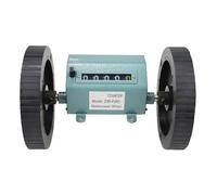 NiuLumea Contatore contatore macchina tessile con display LED a 5 cifre, rotella rotante Z96-per F, 1-9999.9m per portata, verde e nero