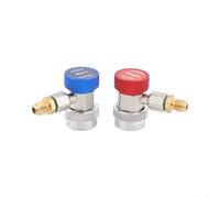 NiuLumea Controllo del flusso regolabile Accoppiatore AC Set Red Blue Knobs | Manopole rosse ad alta pressione, blu a bassa pressione, evita collegamenti errati, chiara distinzione visiva per una
