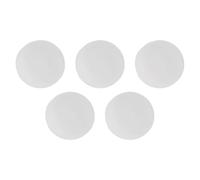 NiuLumea Coperchio in silicone per bicchieri da viaggio, tazze e bottiglie sottovuoto, set di 5 guarnizioni ermetiche a prova di perdite, colore bianco, compatibili con bicchieri di dimensioni