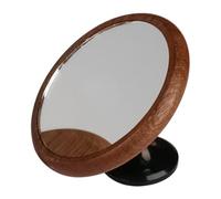 NiuLumea Espresso Shot Specchio per Estrazione Caffè - Portafiltro Rotante Senza Fondo con Lente Visiva, Manico in Faggio e Noce, Smontaggio a 2 Livelli