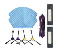 NiuLumea Filtri Spazzole Principali Spazzola Laterale Mop Panno Kit per Robot Fakir Robert R-S 770 per Aspirapolvere, 2 Spazzole a Rullo, 2 Filtri, 4 Panni Mocio, 2 Spazzole Laterali